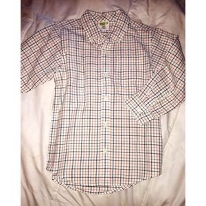 Brand New Striped Button Down Boys Shirt.